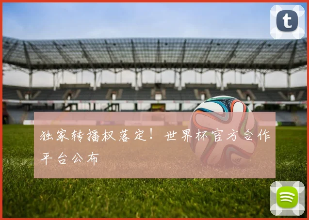 独家转播权落定!世界杯官方合作平台公布
